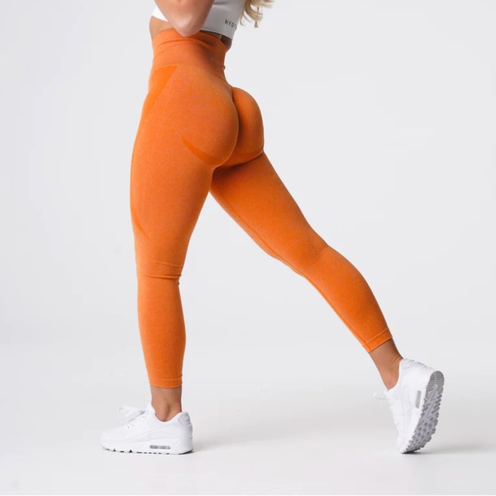 NVGTN contour seamless leggings - burnt orange (size small)